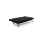 Atelier Del Sofa Zola - Sofá-Cama de 3 Plazas Negro